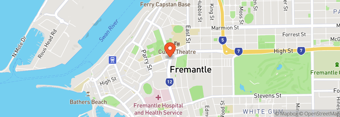 Map of Multiple Venues (Fremantle)
