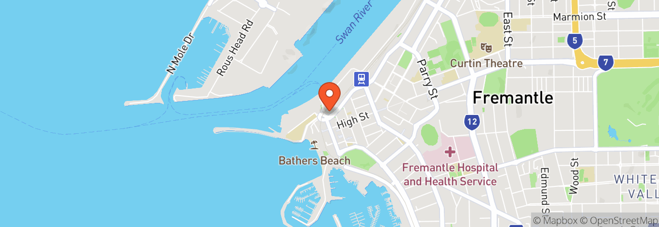 Map of Old Customs House Fremantle