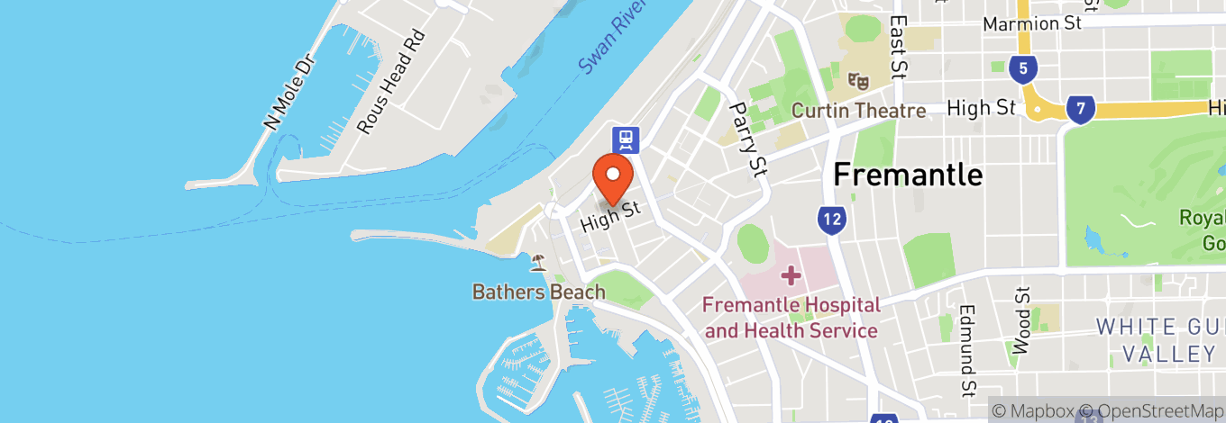 Map of Fremantle Buffalo Club