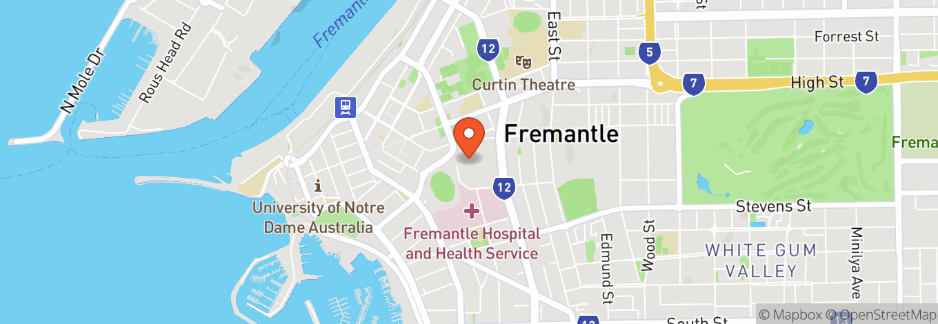 Map of Fremantle Prison