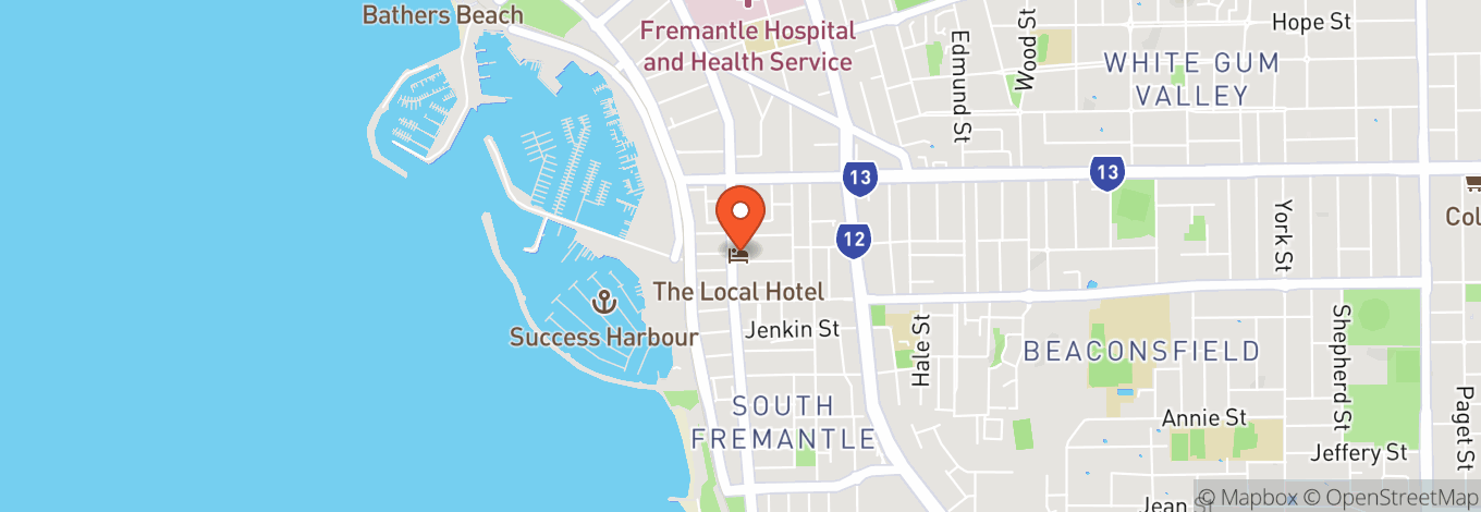 Map of The Local Hotel