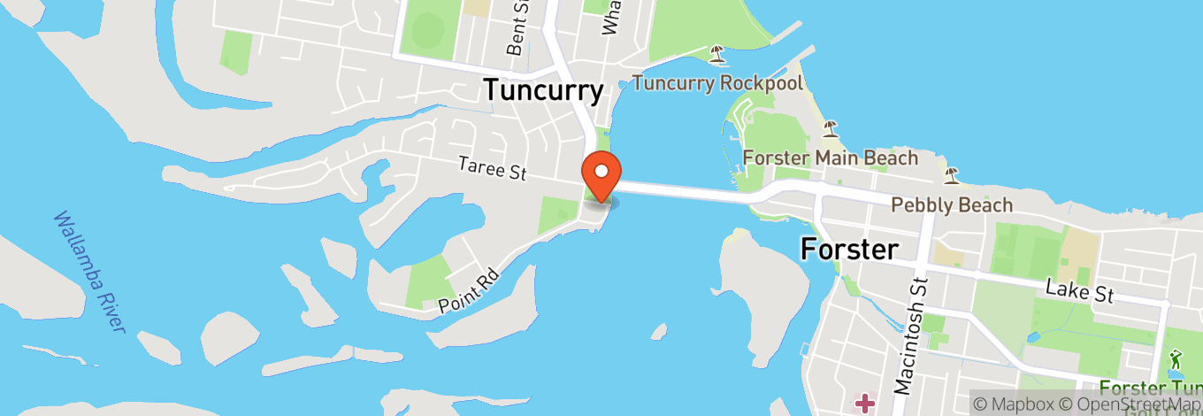 Map of Hamilton's Oysters