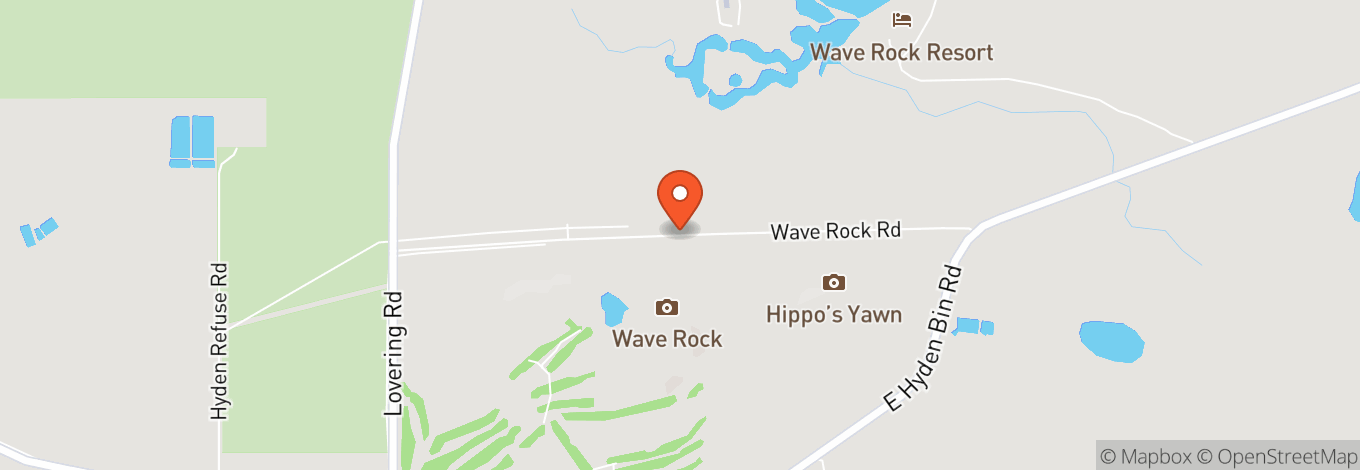 Map of Wave Rock Caravan Park