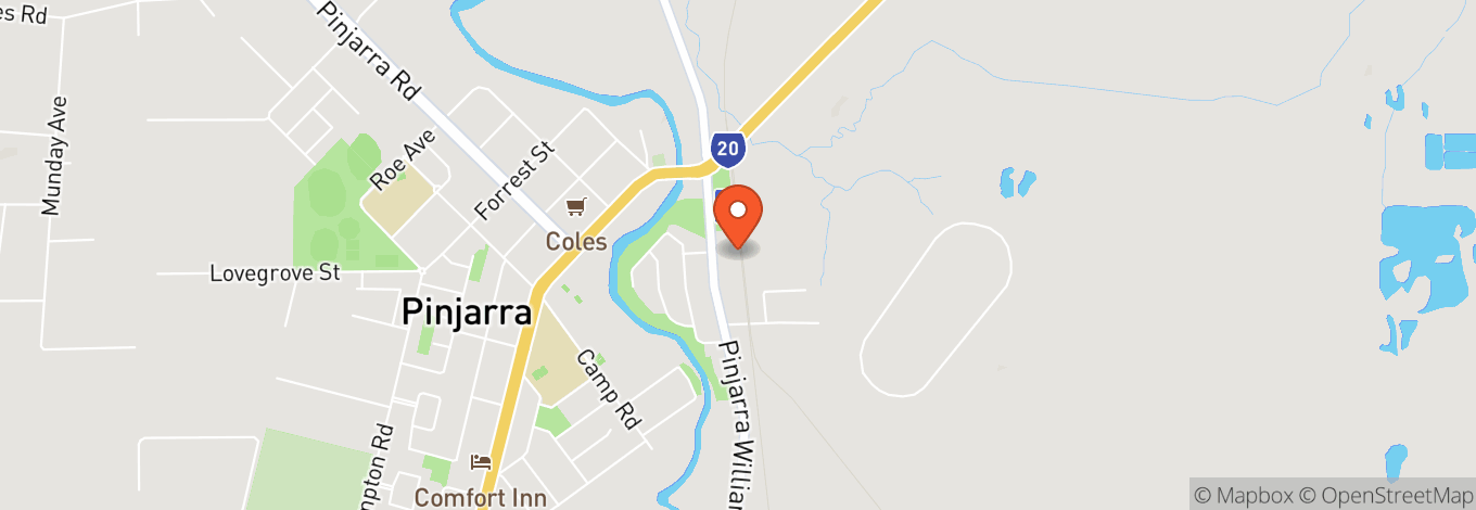 Map of Exchange Hotel Pinjarra
