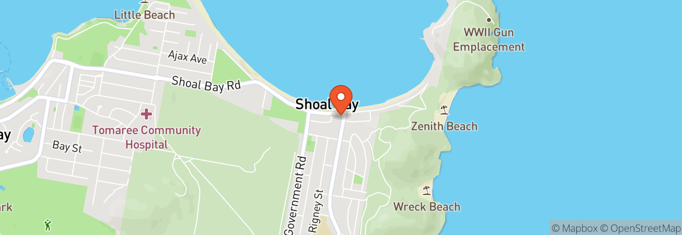 Map of Shoal Bay Country Club
