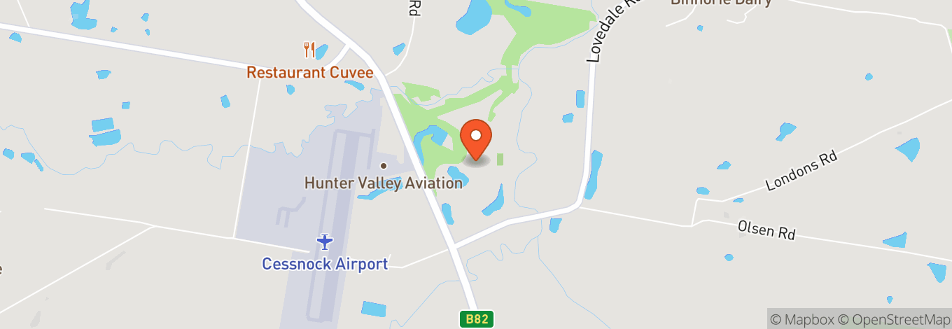 Map of Crowne Plaza - Hunter Valley