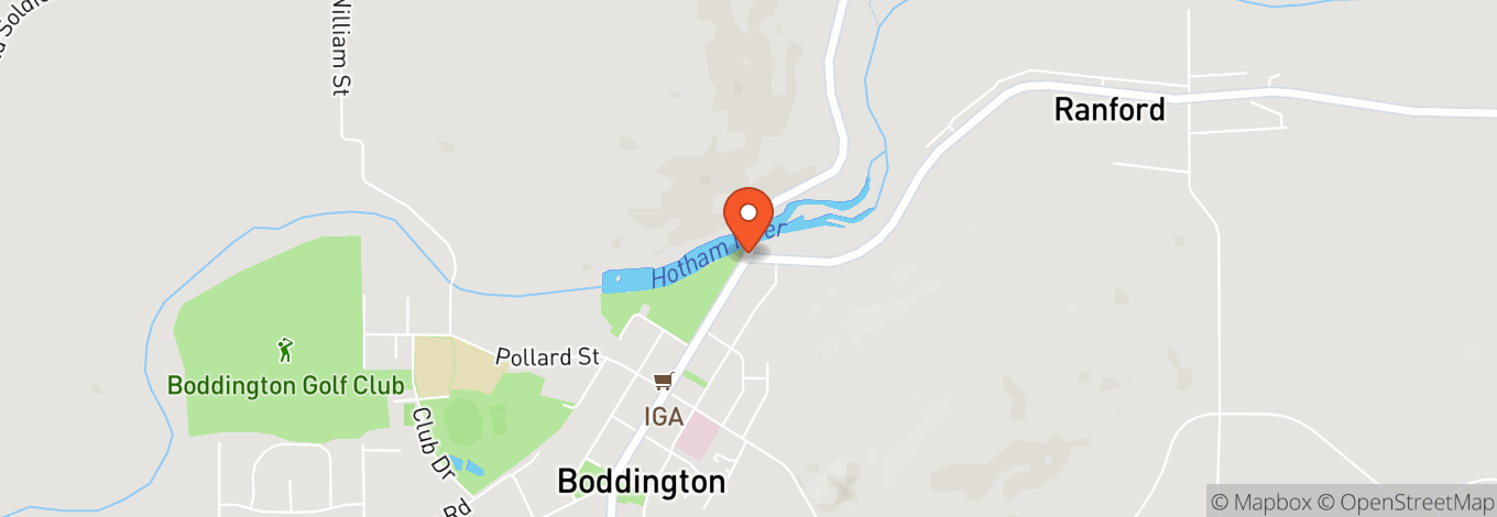 Map of Boddington