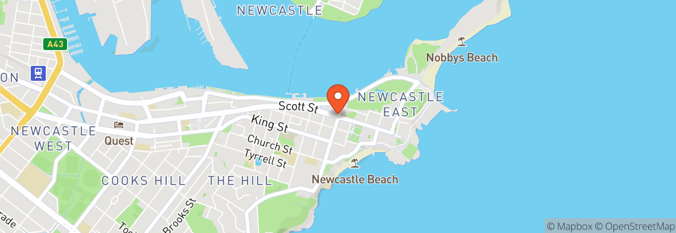 Map of The Station - Newcastle