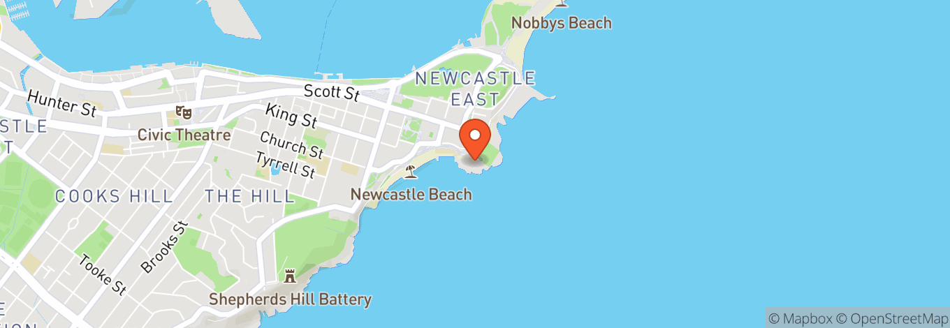 Map of Rosa's Laneway Cafe and Rooftop Functions