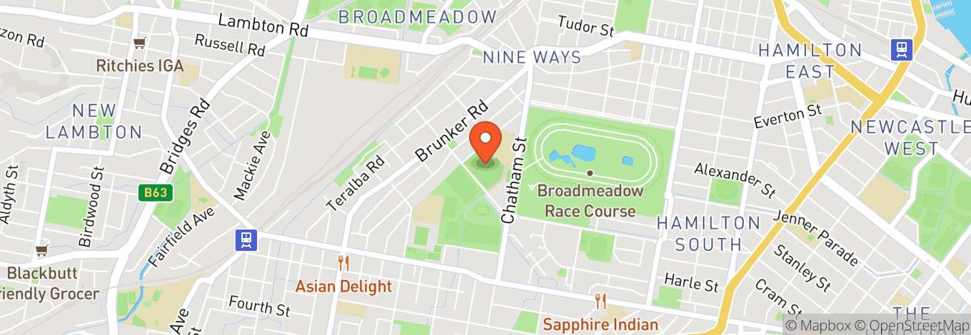Map of Merewether High School