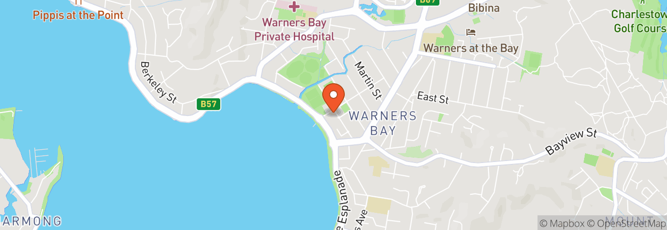 Map of Warners Bay Hotel