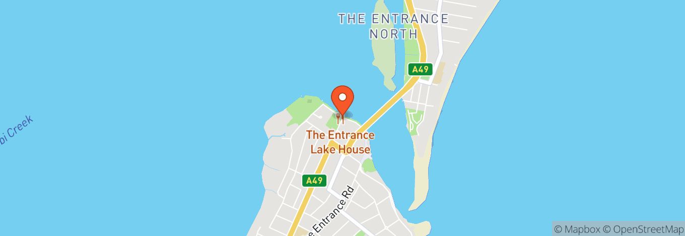 Map of The Entrance Lake House