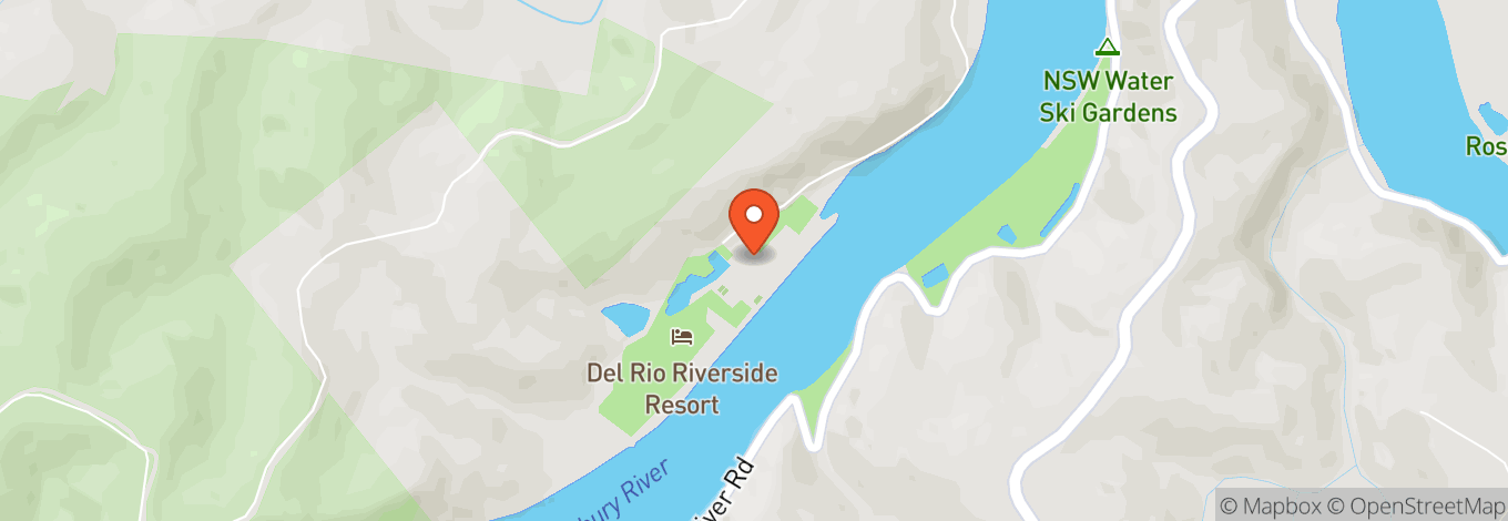Map of Del Rio Riverside Resort