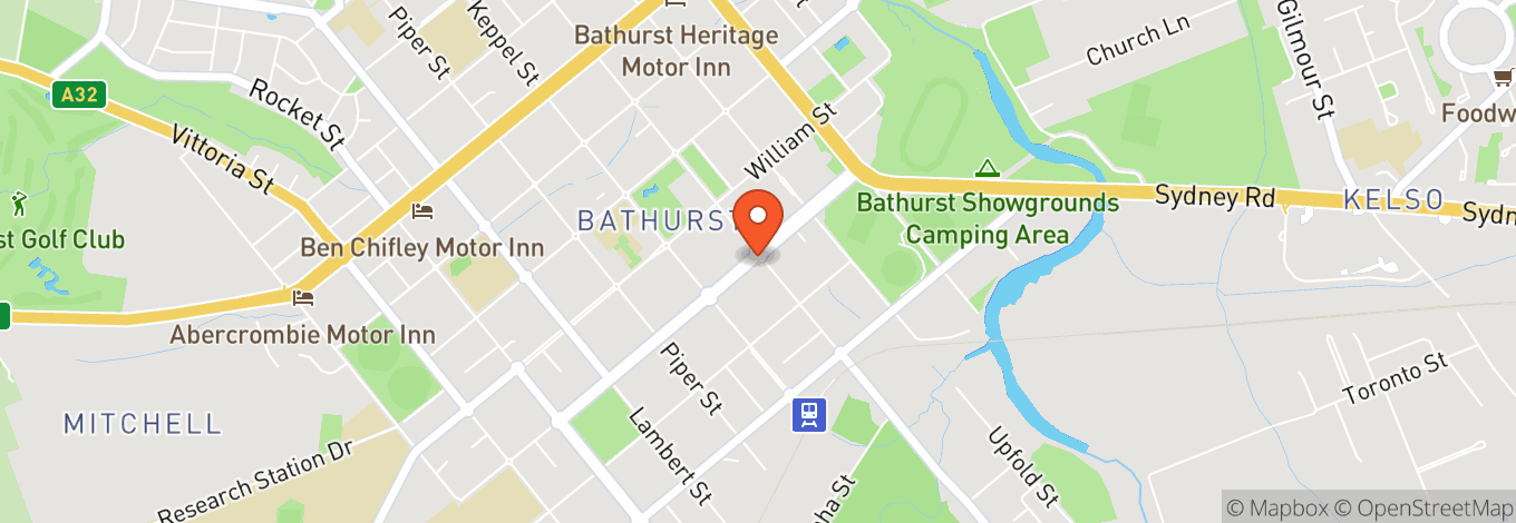 Map of Family Hotel Bathurst