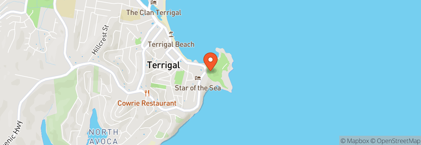 Map of Terrigal Pavilion