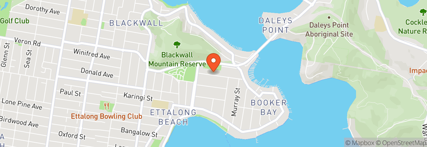 Map of Ettalong Diggers