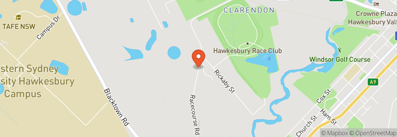 Map of Hawkesbury Race Club