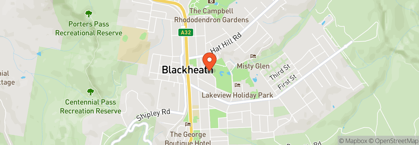 Map of Blackheath Area Neighbourhood Centre