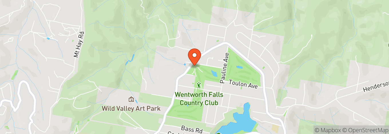 Map of Wentworth Falls Country Club