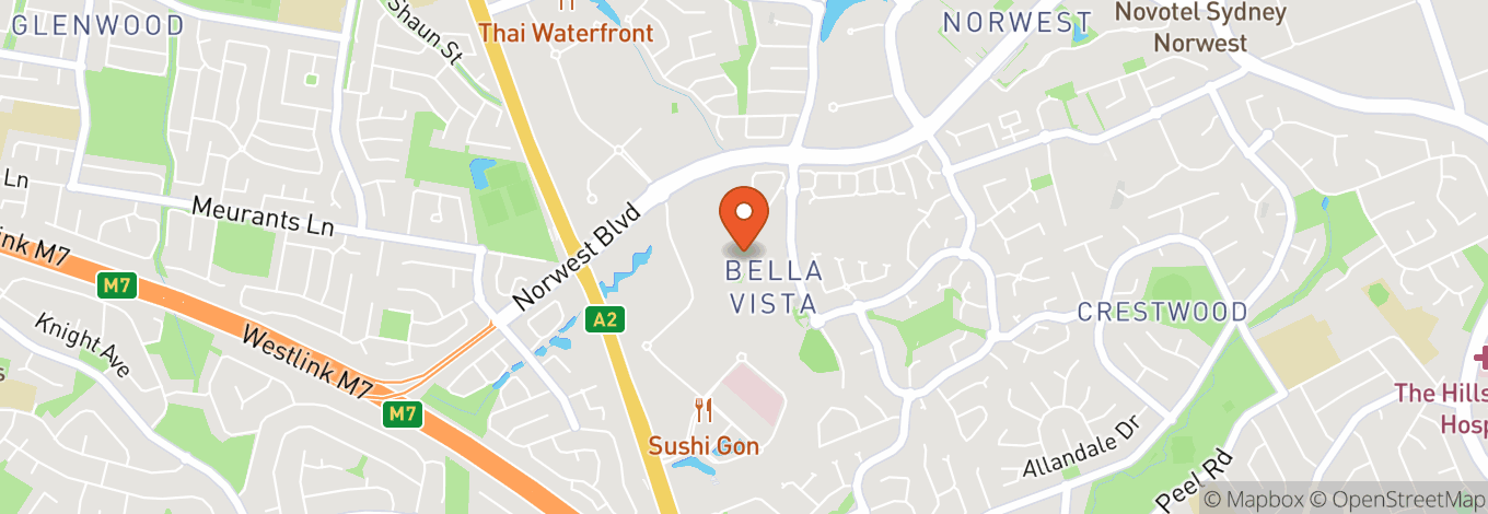 Map of Bella Vista Farm