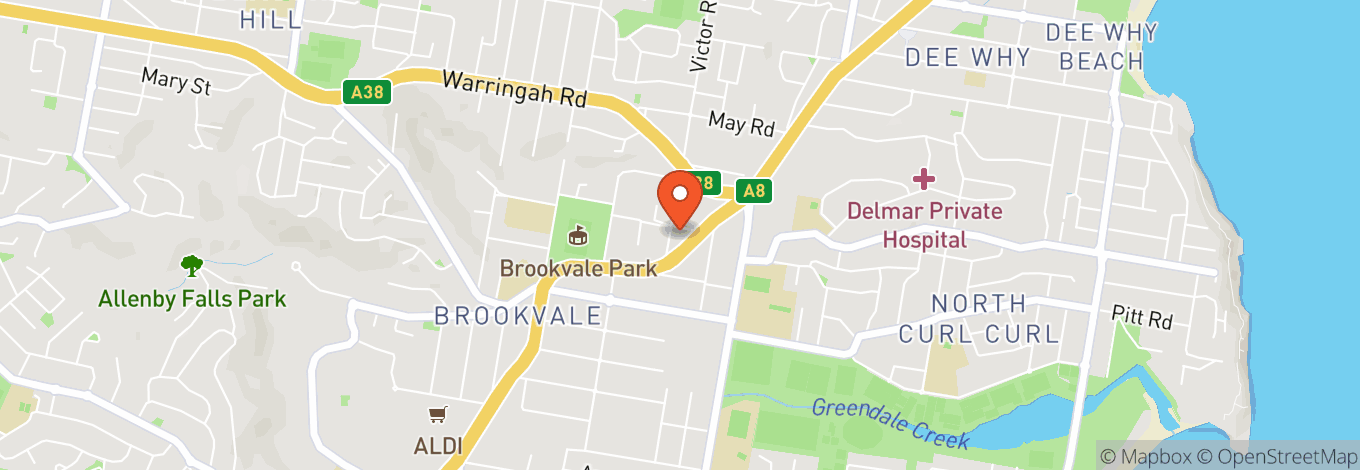 Map of Manly Leagues Club