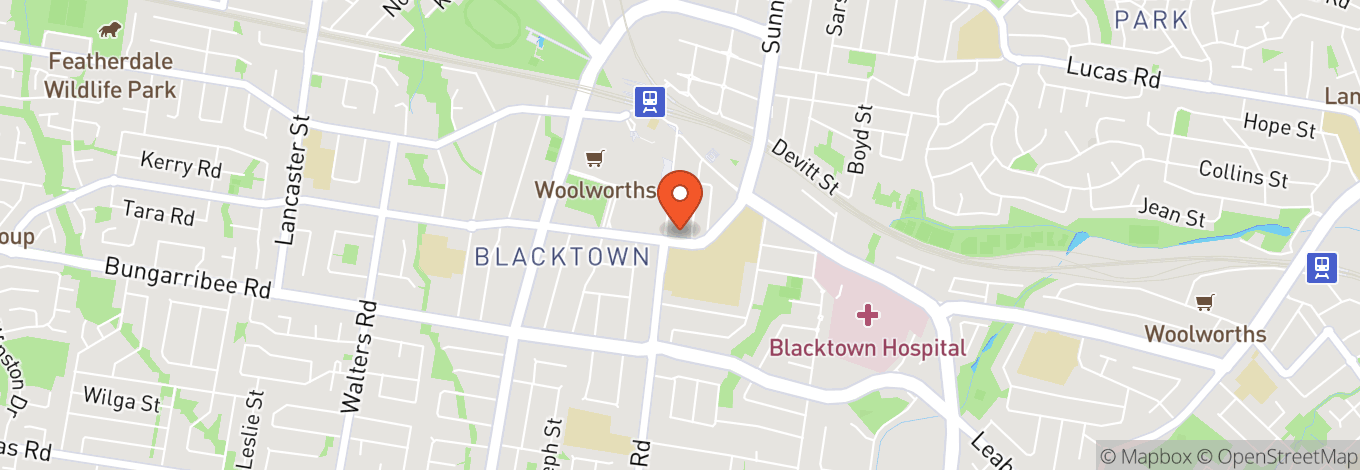 Map of Workers Blacktown