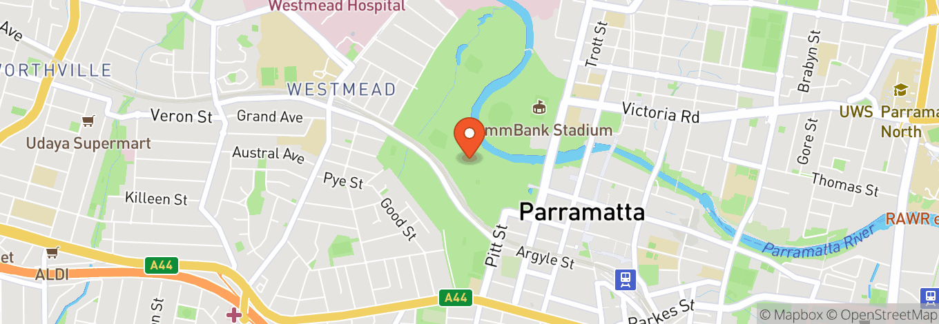 Map of Parramatta Park