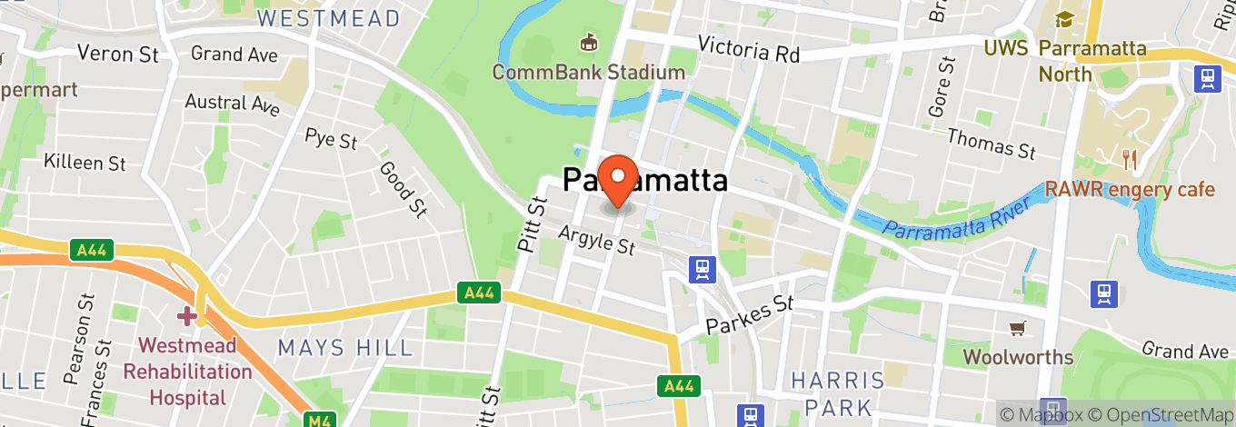 Map of Butter Parramatta