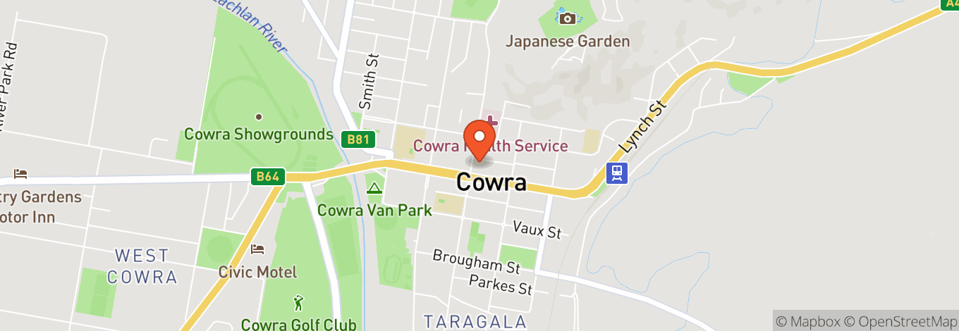 Map of Club Cowra