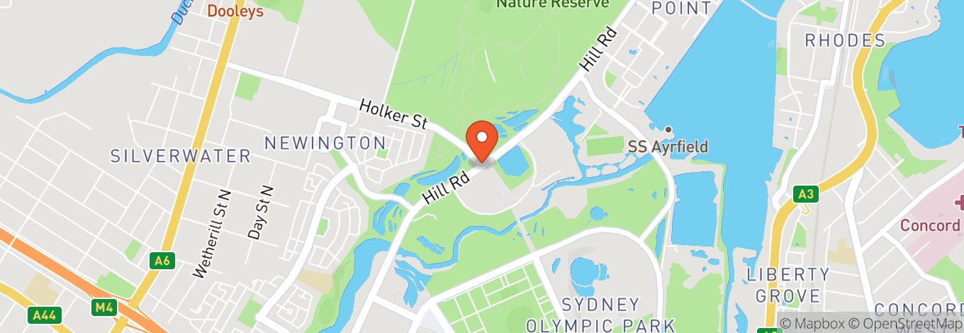 Map of Stadium Australia