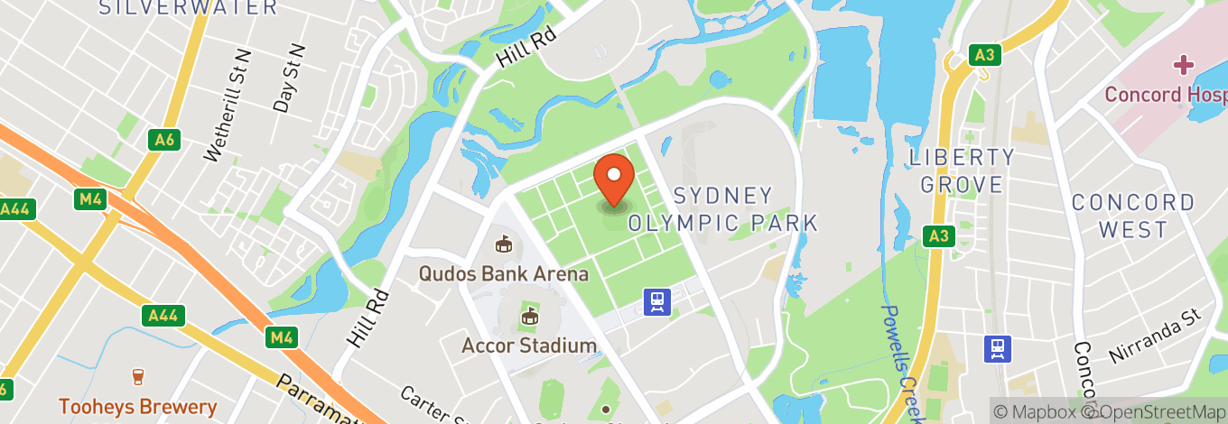 Map of Engie Stadium - Sydney Showground