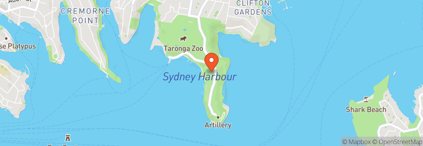 Map of Athol Park (Sydney Harbour National Park)
