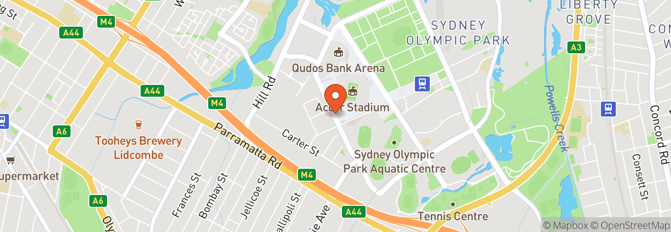 Map of Sydney Superdome