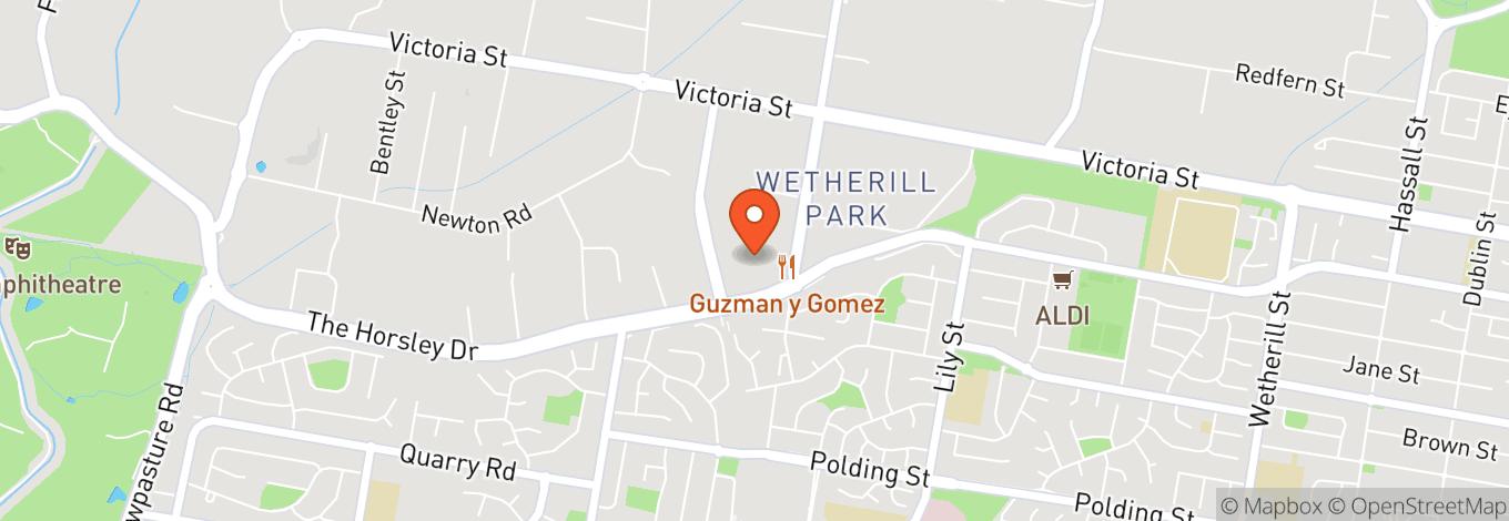 Map of Greenway Wetherill Park