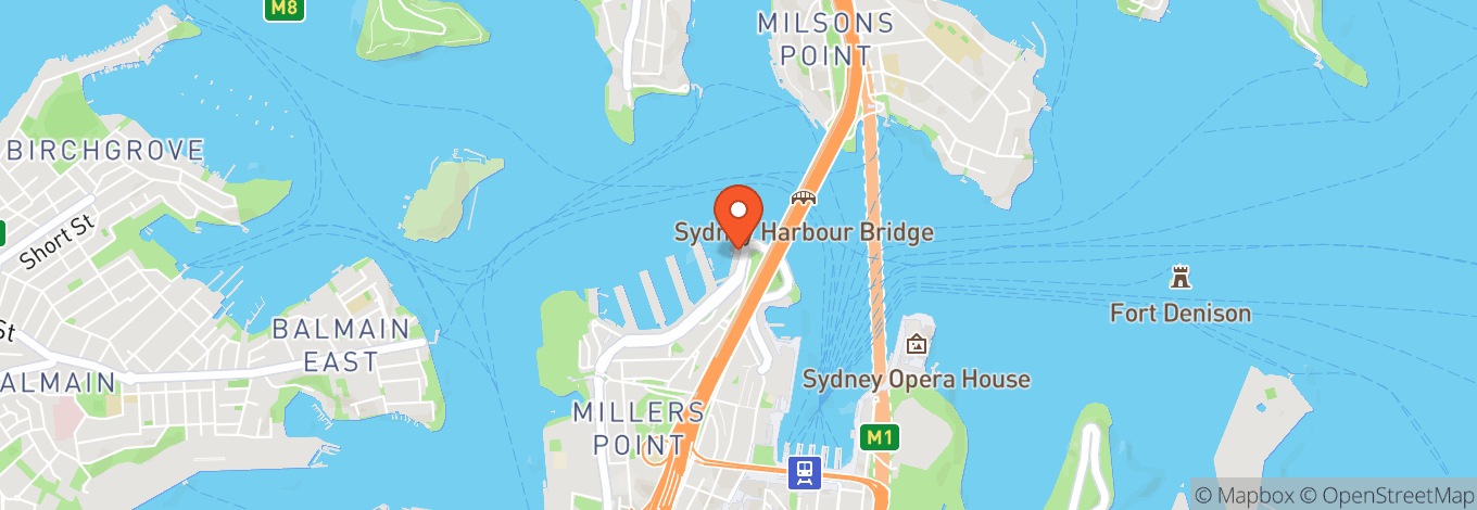 Map of Pier One Sydney Harbour