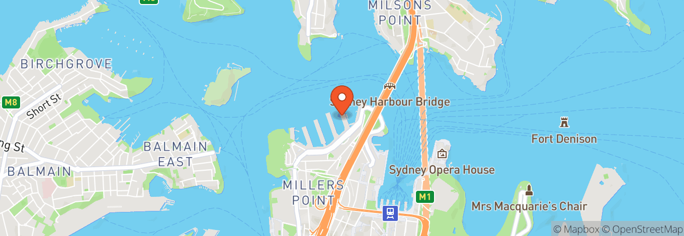 Map of Walsh Bay Arts Precinct