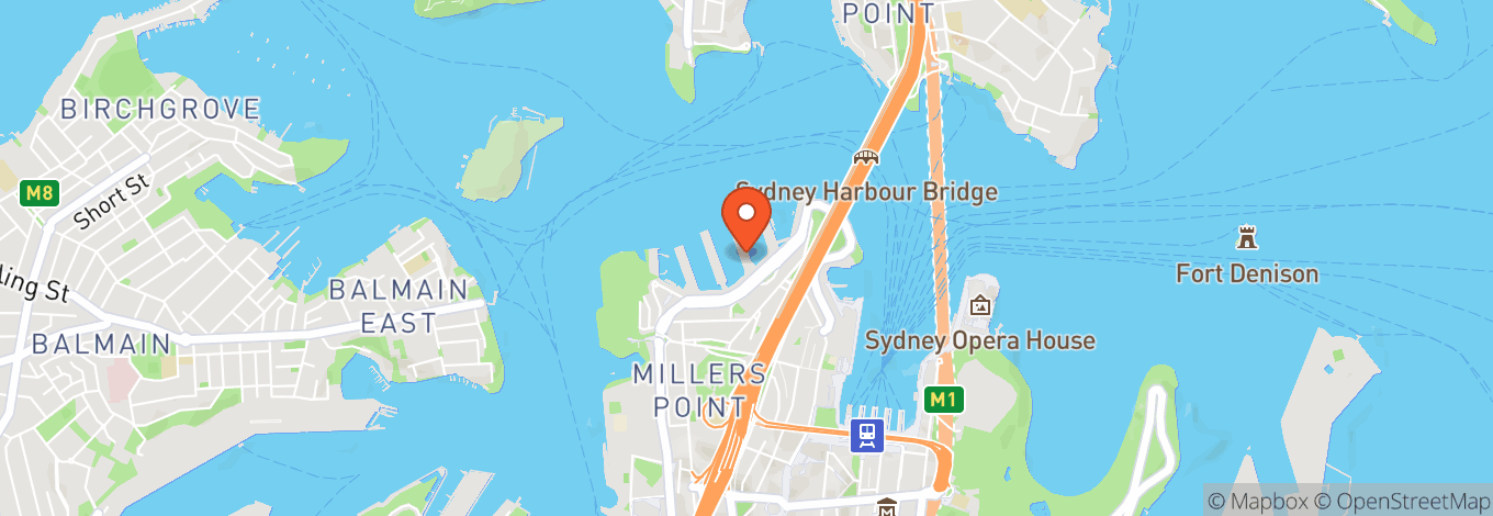 Map of Sydney Wharf