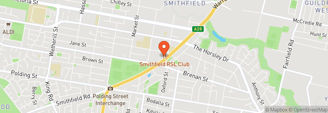 Map of Smithfield Rsl