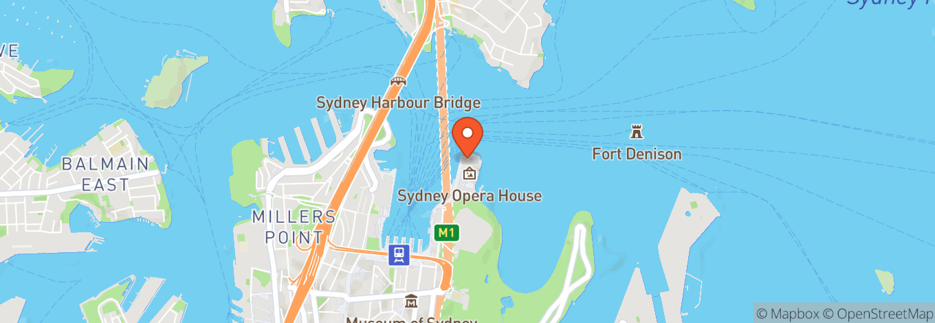 Map of Sydney Opera House