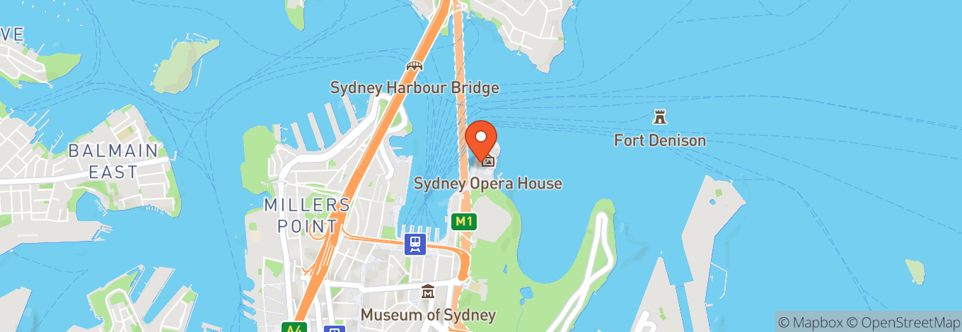 Map of The Forecourt - Sydney Opera House