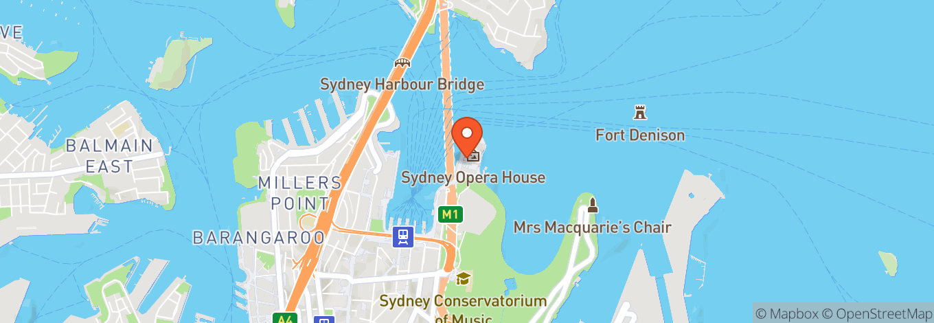 Map of Sydney Opera House - Centre for Creativity