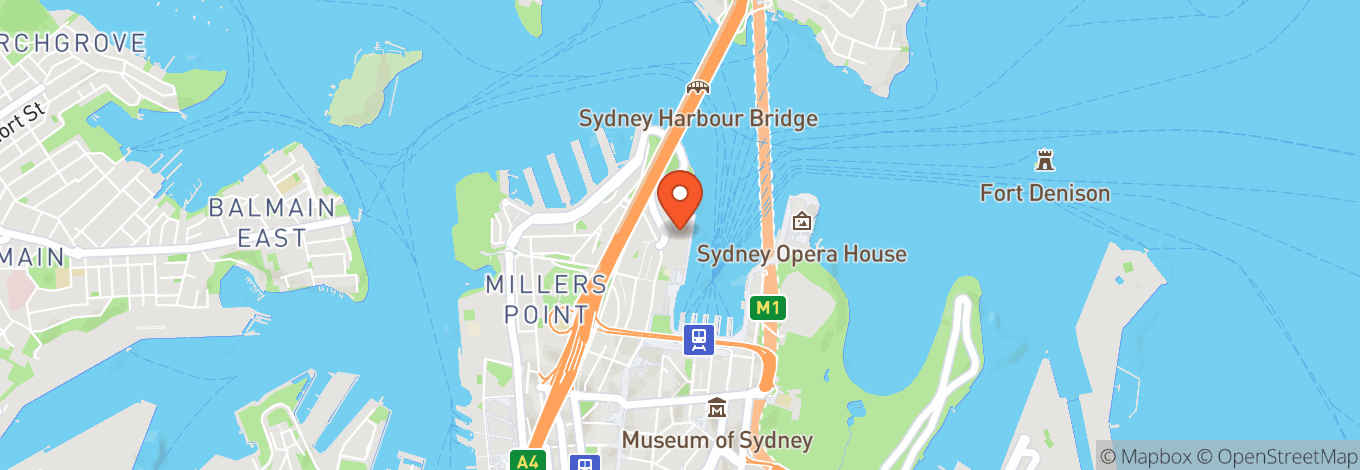 Map of Utzon Room - Sydney Opera House