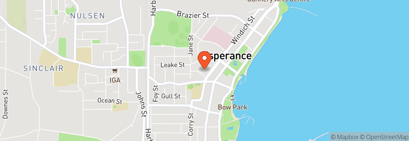 Map of The Pier Hotel