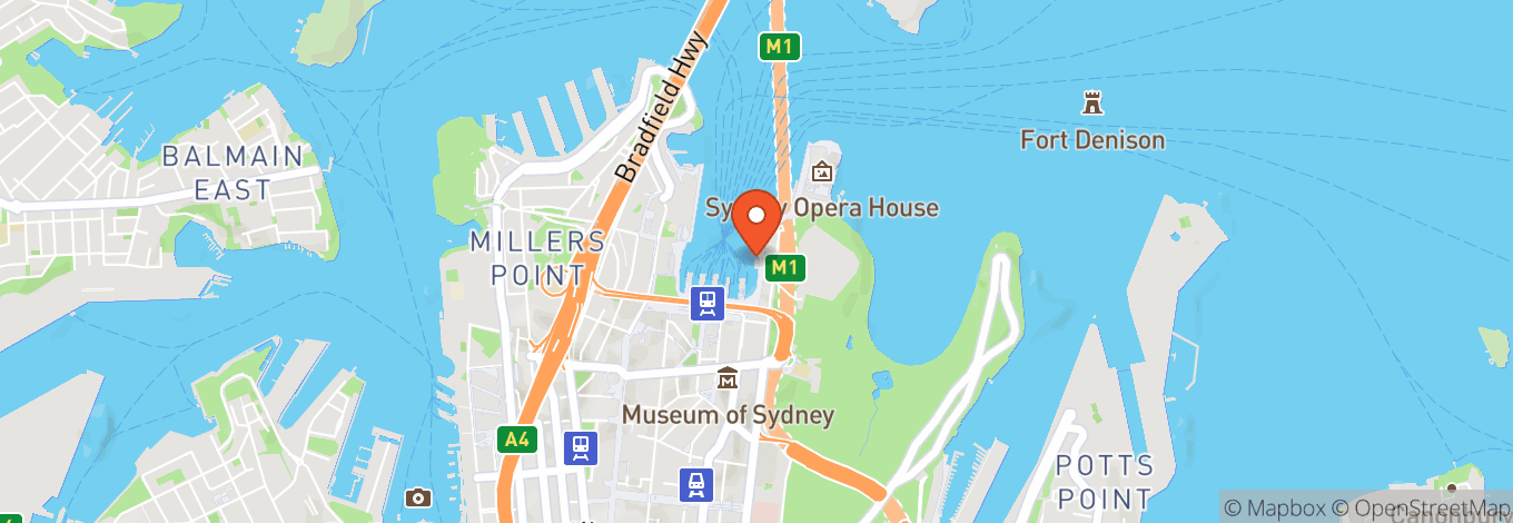 Map of Eastern Pontoon Circular Quay