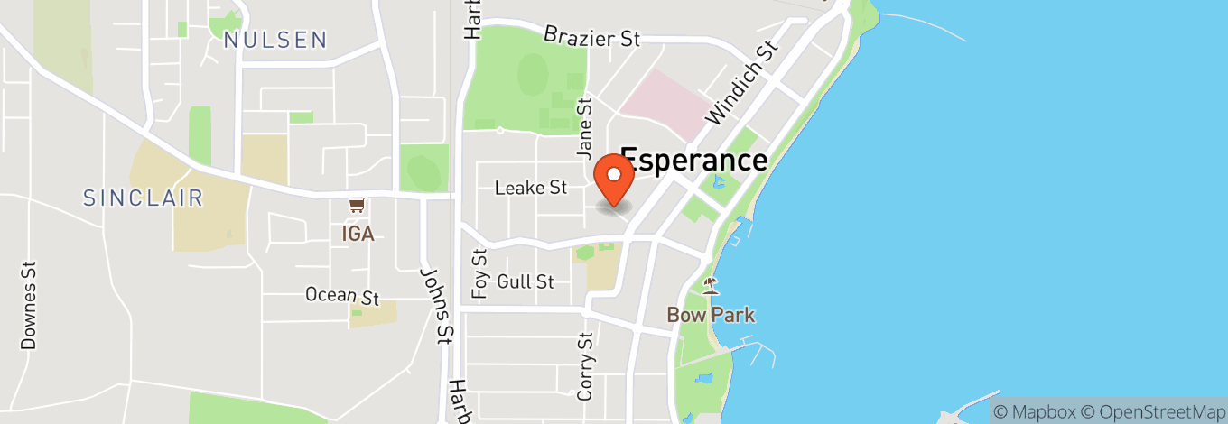 Map of Esperance Civic Centre