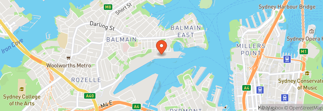 Map of White Bay Cruise Terminal