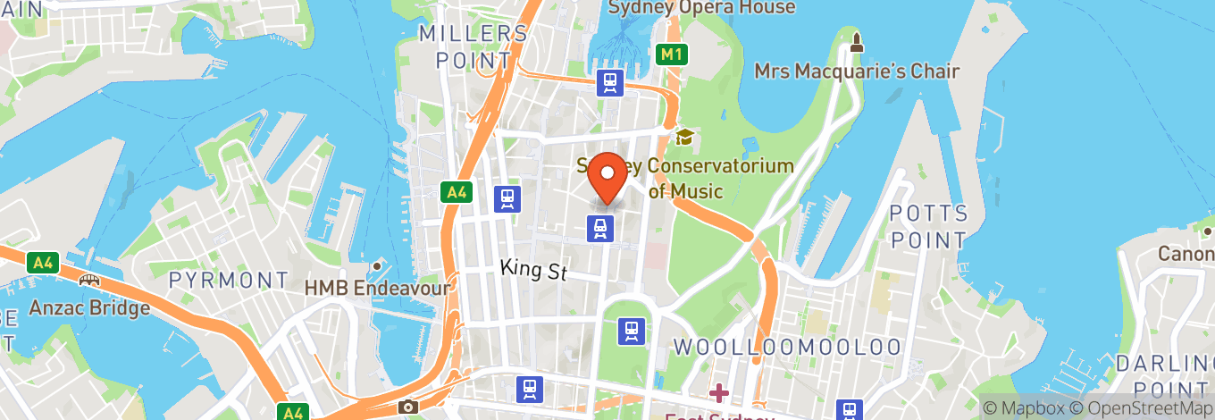Map of Muru Giligu Tunnel Martin Place