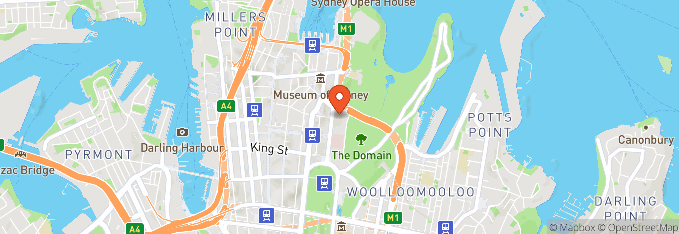 Map of State Library Of New South Wales