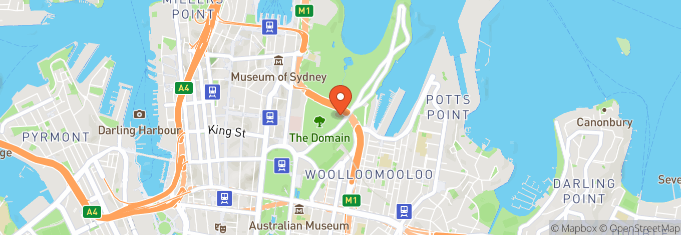 Map of Terrace On The Domain