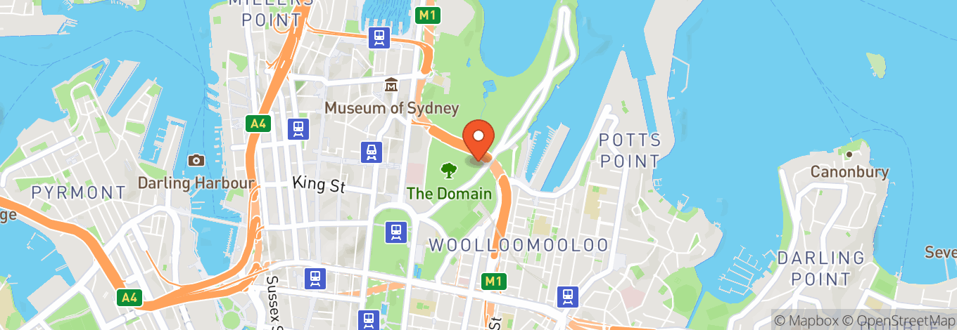 Map of Terrace On The Domain